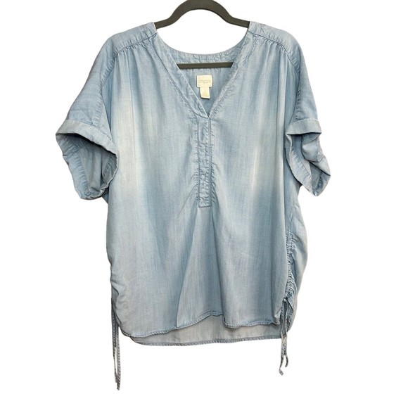 Chico's Light Blue Blouse - Picture 4 of 9